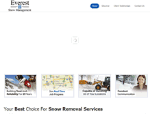 Tablet Screenshot of everestsnow.com